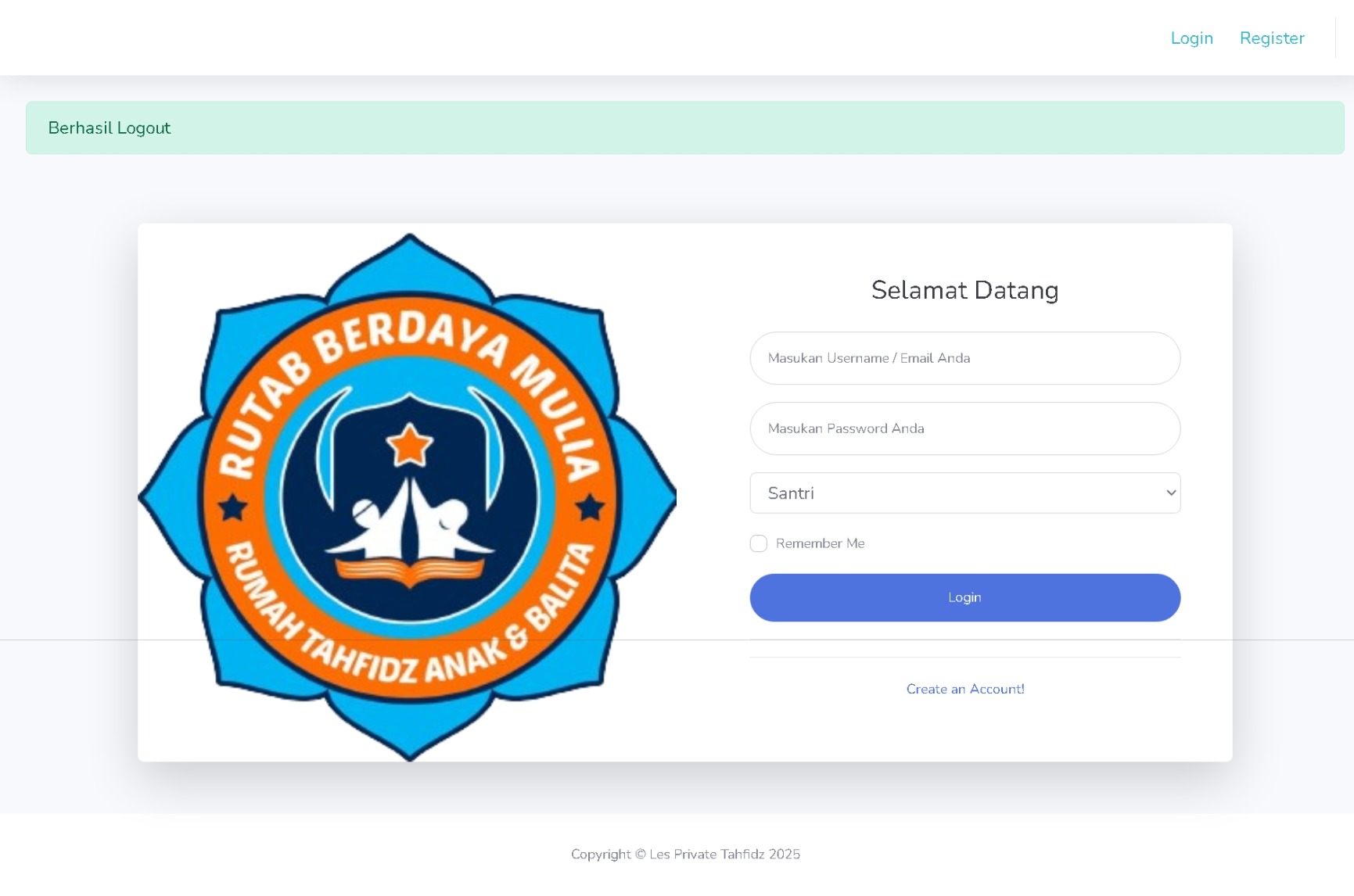 Pembayaran Les Simple